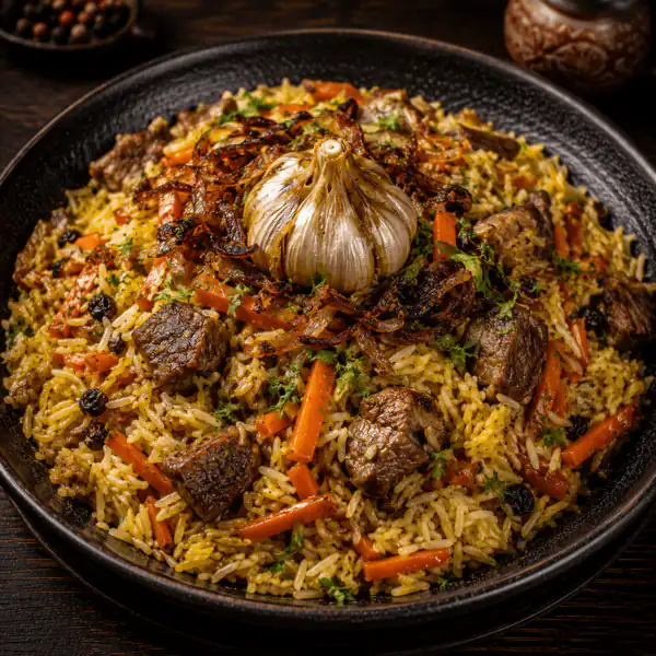 Plov mit Rindfleisch — Gurman Gastro, Hannover