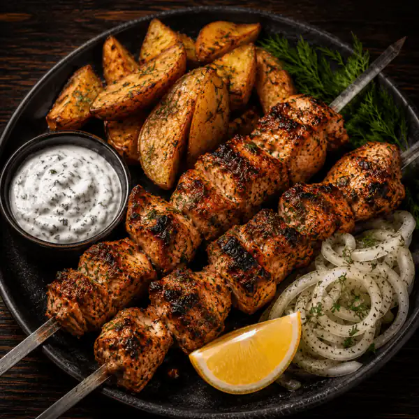 Schaschlik vom Hähnchen — Gurman Gastro, Hannover