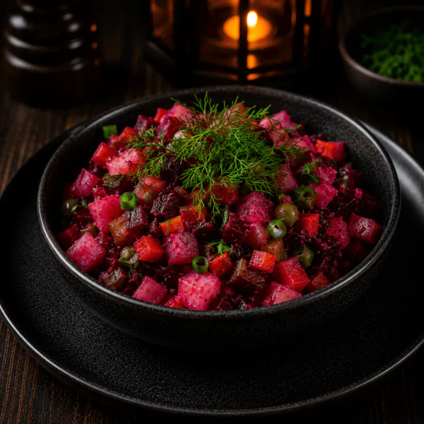 Vinaigrette-Salat mit Roter Bete — Gurman Gastro, Hannover