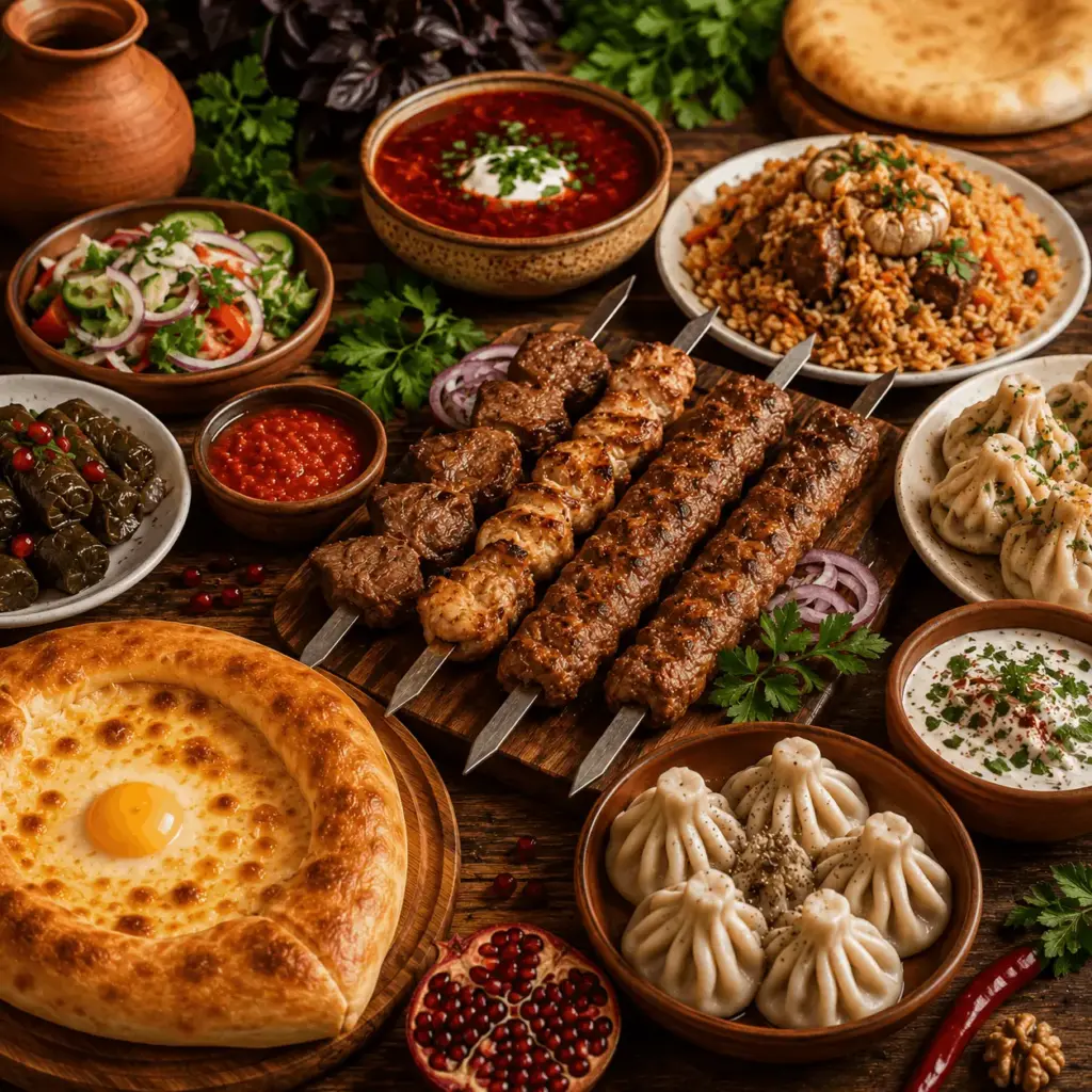 Schaschlik, Chinkali und Chatschapuri — Speisekarte von Gurman Gastro in Hannover